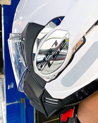 CAPACETE LS2 BRANCO ABERTO