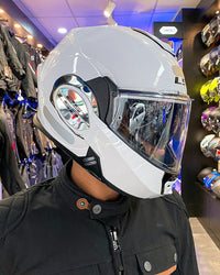 CAPACETE LS2 BRANCO ABERTO