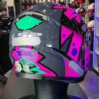 CAPACETE LS2 CLASSIC TRIBAL ROSA