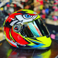 CAPACETE LS2 CLASSIC TRIBAL AMARELO