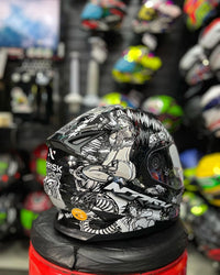 Capacete NORISK FF302 HOT GIRL WHIT
