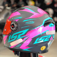 CAPACETE LS2 DRAZE LANÇAMENTO ROSA