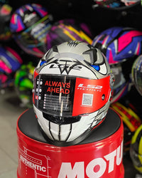 Capacete LS2 Alex Barros Silver
