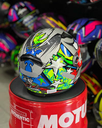 Capacete LS2 Alex Barros Silver