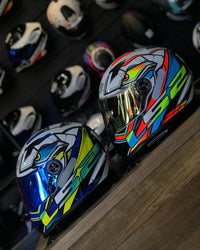 Combo LS2 FF358 Xdron Neon