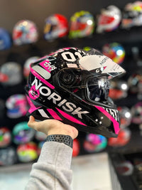 CAPACETE NORISK FF302 SOUL MANTY TOKYO ROSA