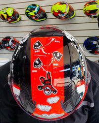 CAPACETE LS2 FF358 BULETT VERMELHO