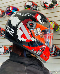 CAPACETE LS2 FF358 BULETT VERMELHO
