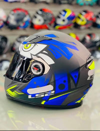 CAPACETE LS2 CLASSIC TRIBAL AZUL