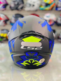 CAPACETE LS2 CLASSIC TRIBAL AZUL