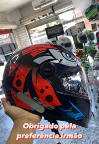 Combo Casal LS2 TRIBAL+ Brinde Viseira Espelhadas