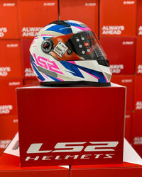 CAPACETE LS2 FF358 DRAZE ROSA
