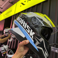 CAPACETE NORISK GRAN PRIX FF302 ARGENTINA + BRINDE VISEIRA
