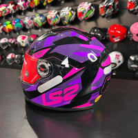 CAPACETE LS2 FF358 TANK ROXO