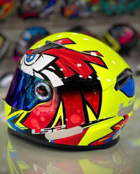 CAPACETE LS2 CLASSIC TRIBAL AMARELO