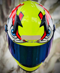 CAPACETE LS2 CLASSIC TRIBAL AMARELO