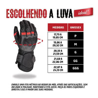 Jaqueta Alpinestars T-SPX Super Air Preta/Azul + Luva Alpinestars Reef