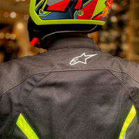 JAQUETA ALPINESTARS AST V2 AIR PRETO/ AMARELO