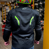 JAQUETA ALPINESTARS AST V2 AIR PRETO/ AMARELO