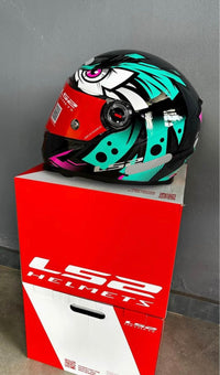 CAPACETE LS2 FF358 TRIBAL VERDE