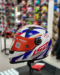CAPACETE LS2 FF358 DRAZE AZUL