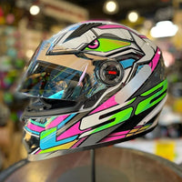 CAPACETE LS2 FF358 XDRON ROSA
