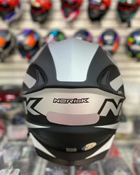 CAPACETE FF302 NORISK MANTY SOUL PRETO E BRANCO
