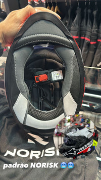 CAPACETE NORISK FF302 GRAN PRIX EUA